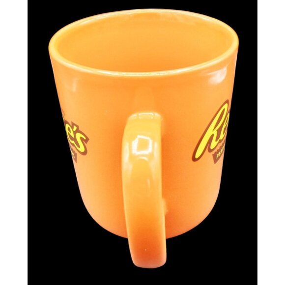 Reese's Milk Chocolate Peanut Butter Cup Orange Ceramic Mug Galerie 5 Inches - Picture 7 of 15
